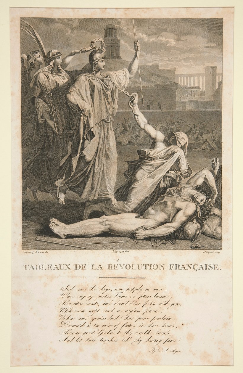 A francia forradalom festményei alkotó: Claude Nicolas Malapeau