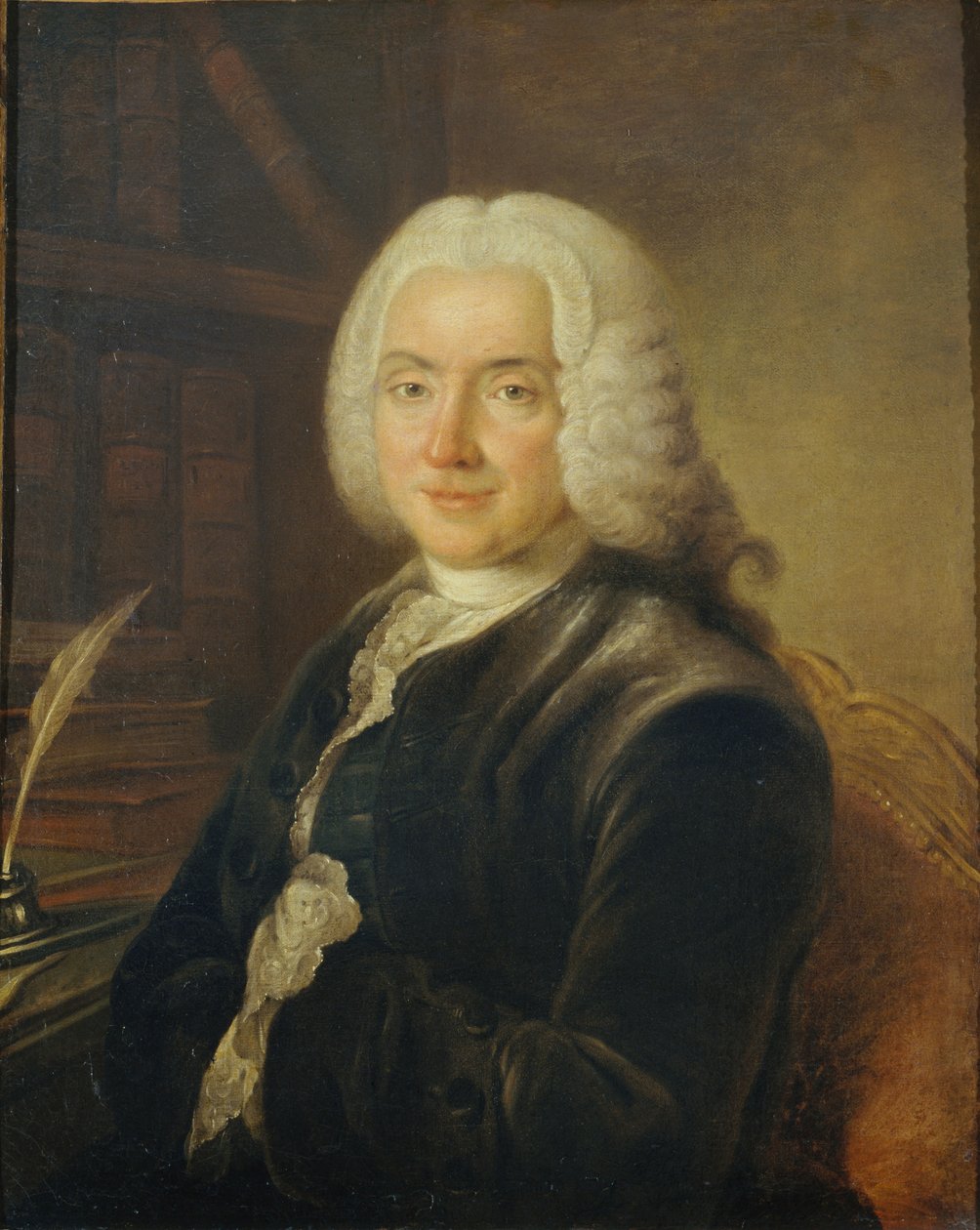 Charles-Jean-François Hénault portréja 1685-1770, 1730 körül. alkotó: Claude Pougin de Saint Aubin
