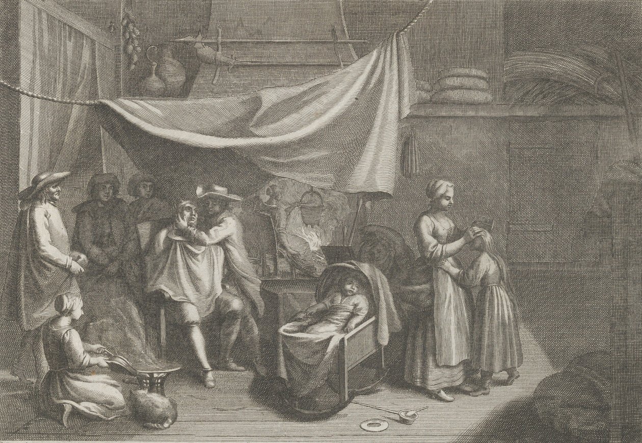 Reggel A Reggel, kb. 1700. alkotó: Claude Saint Paul