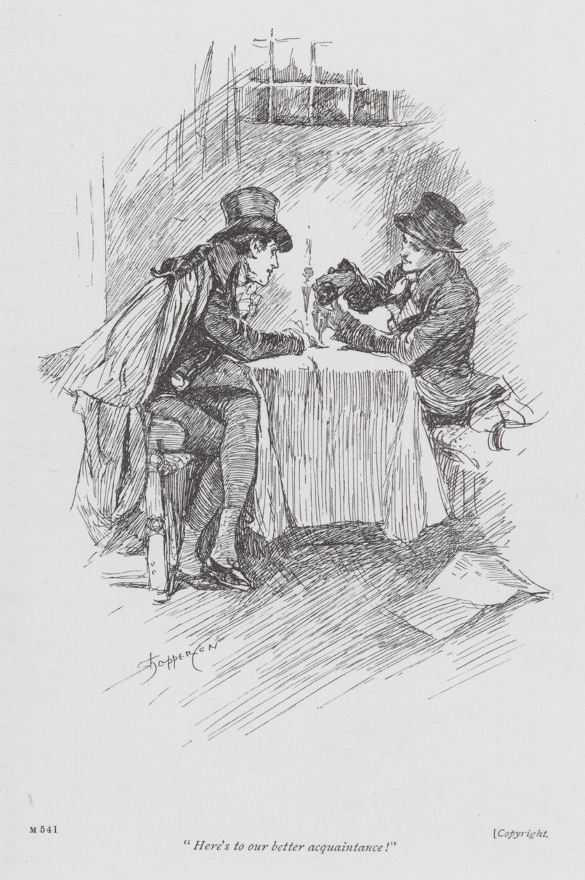 George Borrow illusztrációja a Lavengróhoz (litográfia) alkotó: Claude Shepperson