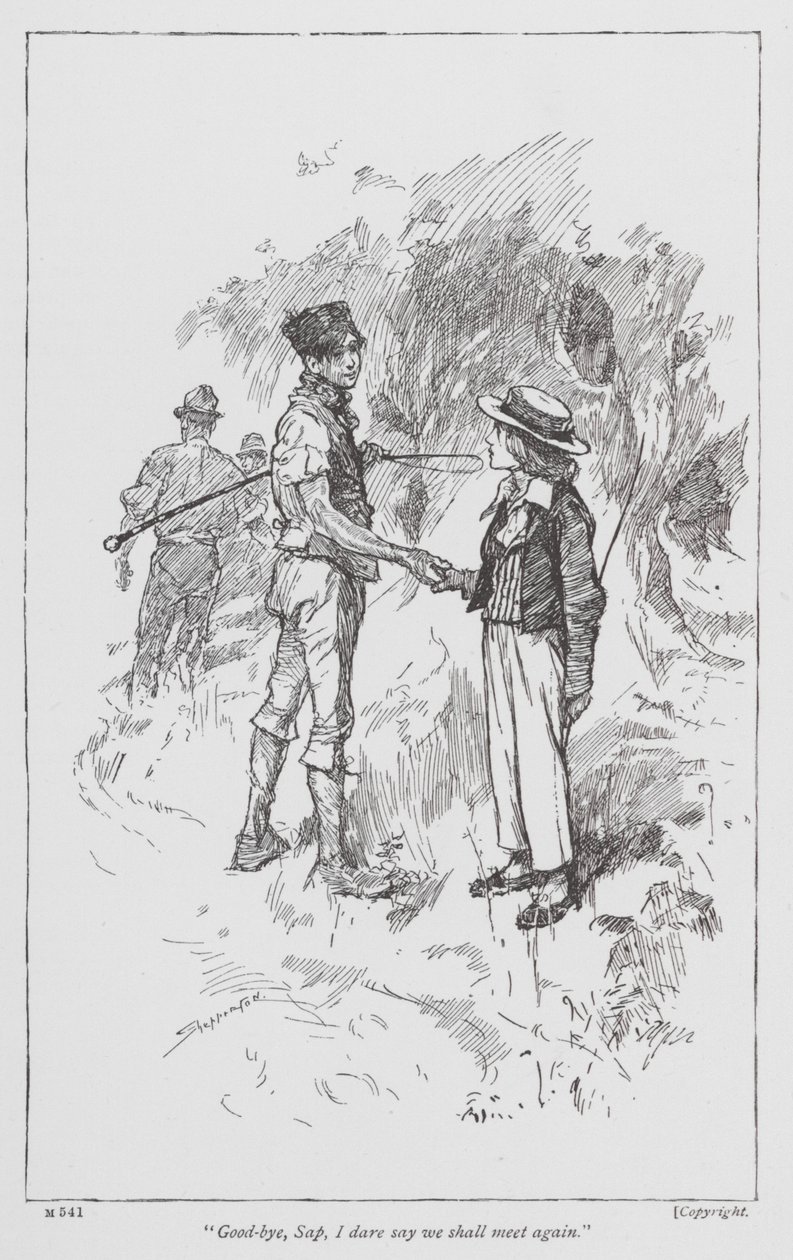 George Borrow illusztrációja a Lavengróhoz (litográfia) alkotó: Claude Shepperson