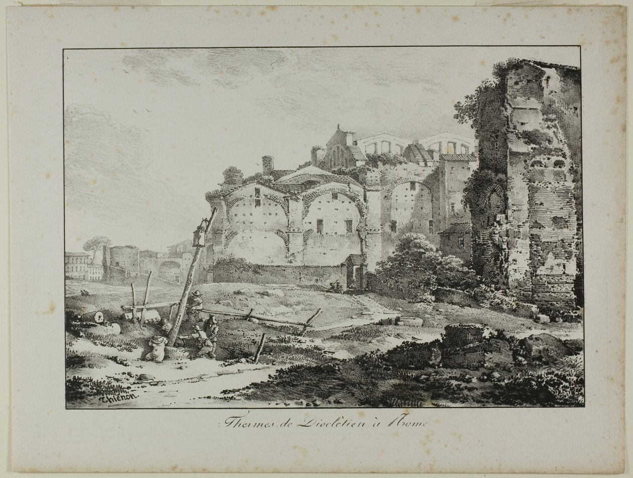 Diocletianus fürdője, Róma alkotó: Claude Thienon
