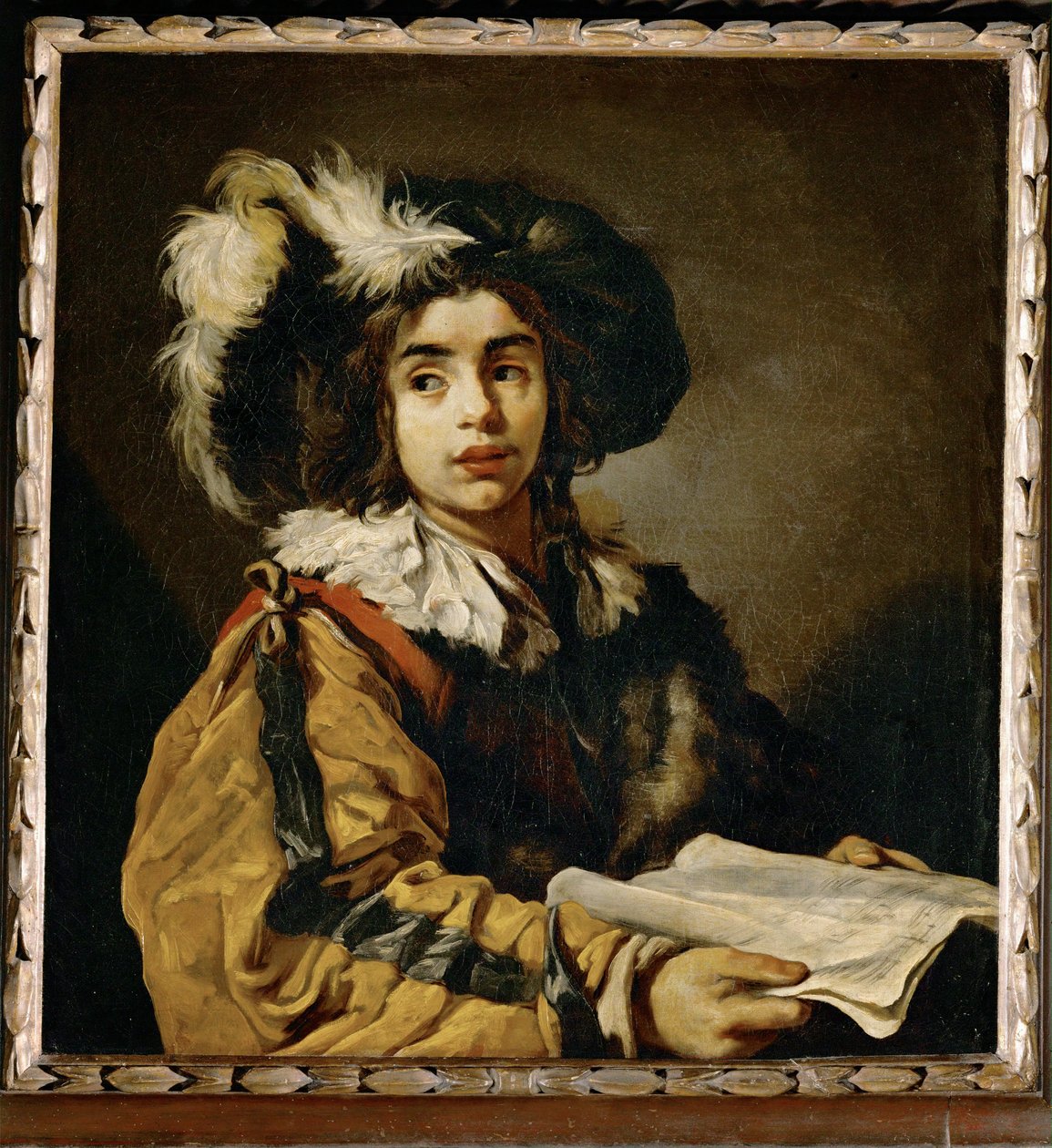 Le jeune chanteur - A fiatal énekes ... alkotó: Claude Vignon