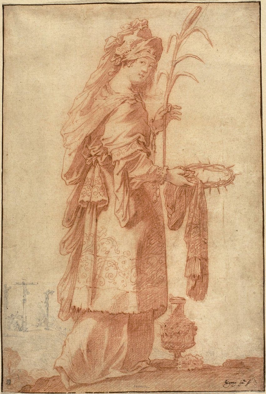 Samian Sibyl, 1630 körül alkotó: Claude Vignon