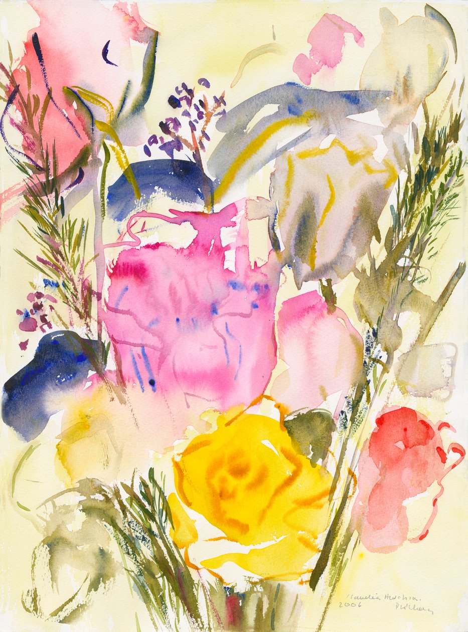 Rózsák, 2006, (akvarell, papír) alkotó: Claudia Hutchins Puechavy