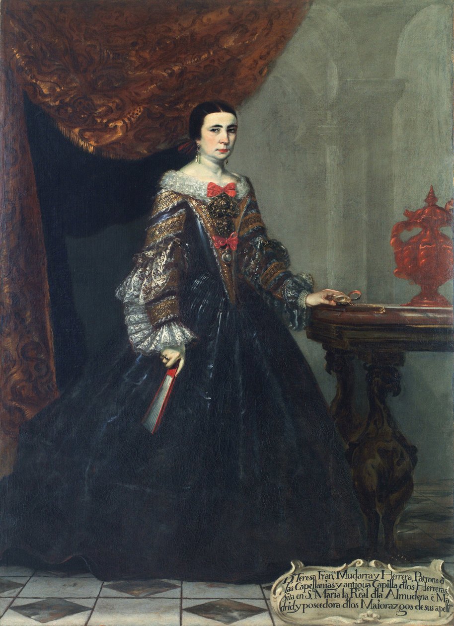 Teresa Francisca Mudarra y Herrera portréja, c. 1620 alkotó: Claudio Coello