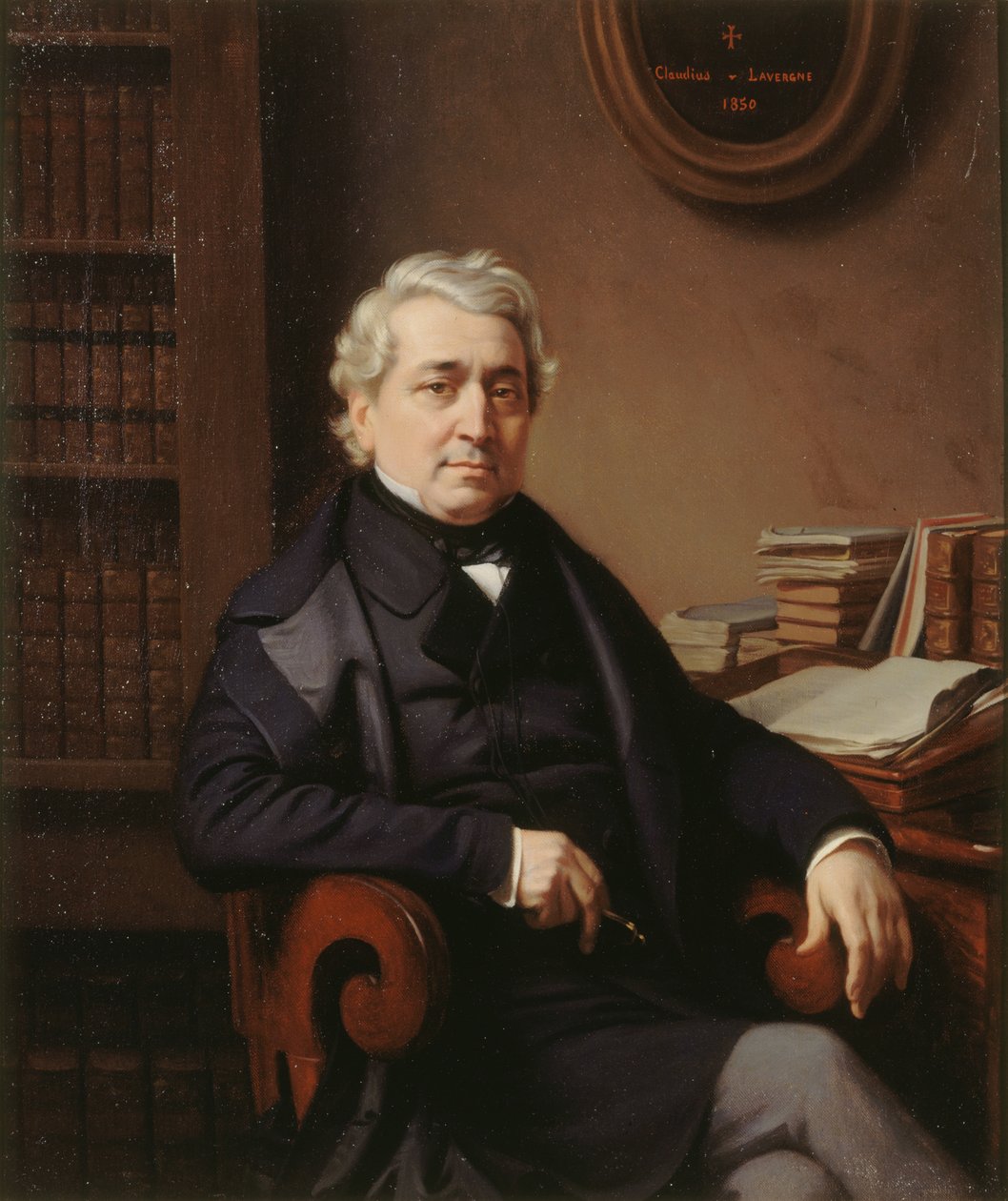 Thomas-Marie-Francois Sauvage portréja 1794-1877, 1850. alkotó: Claudius Lavergne