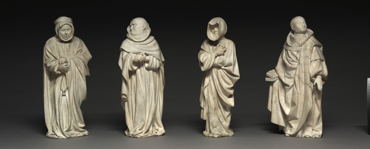 Gyászolók Merész Fülöp, Burgundia hercege sírjából, 1404-10 alkotó: Claus de Werve