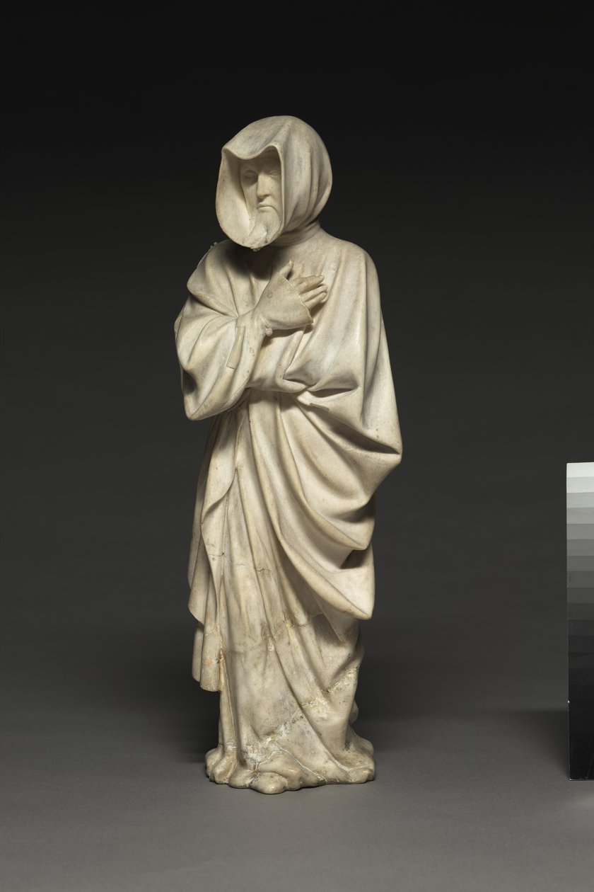 Két síró Merész Fülöp, Burgundia hercegének sírjából, 1404-10 alkotó: Claus de Werve