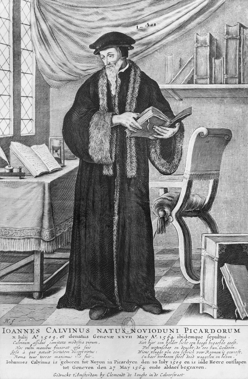 Kálvin János alkotó: Clement de Jonghe