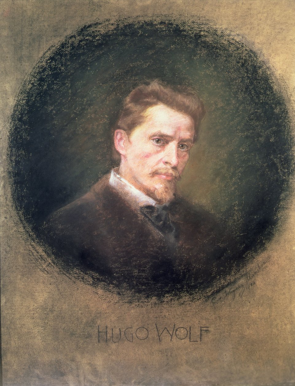 Wolf Hugo (1860-1903), 1902 (pasztell) alkotó: Clementine Wagner