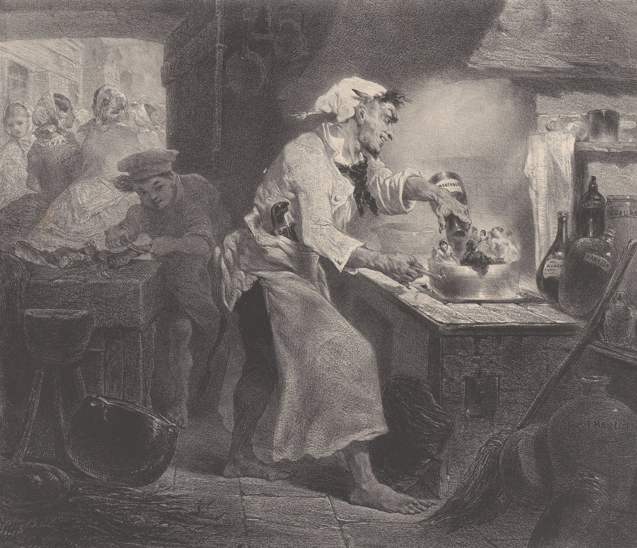 Az ördög lányai, kb. 1848-62. alkotó: Célestin Nanteuil