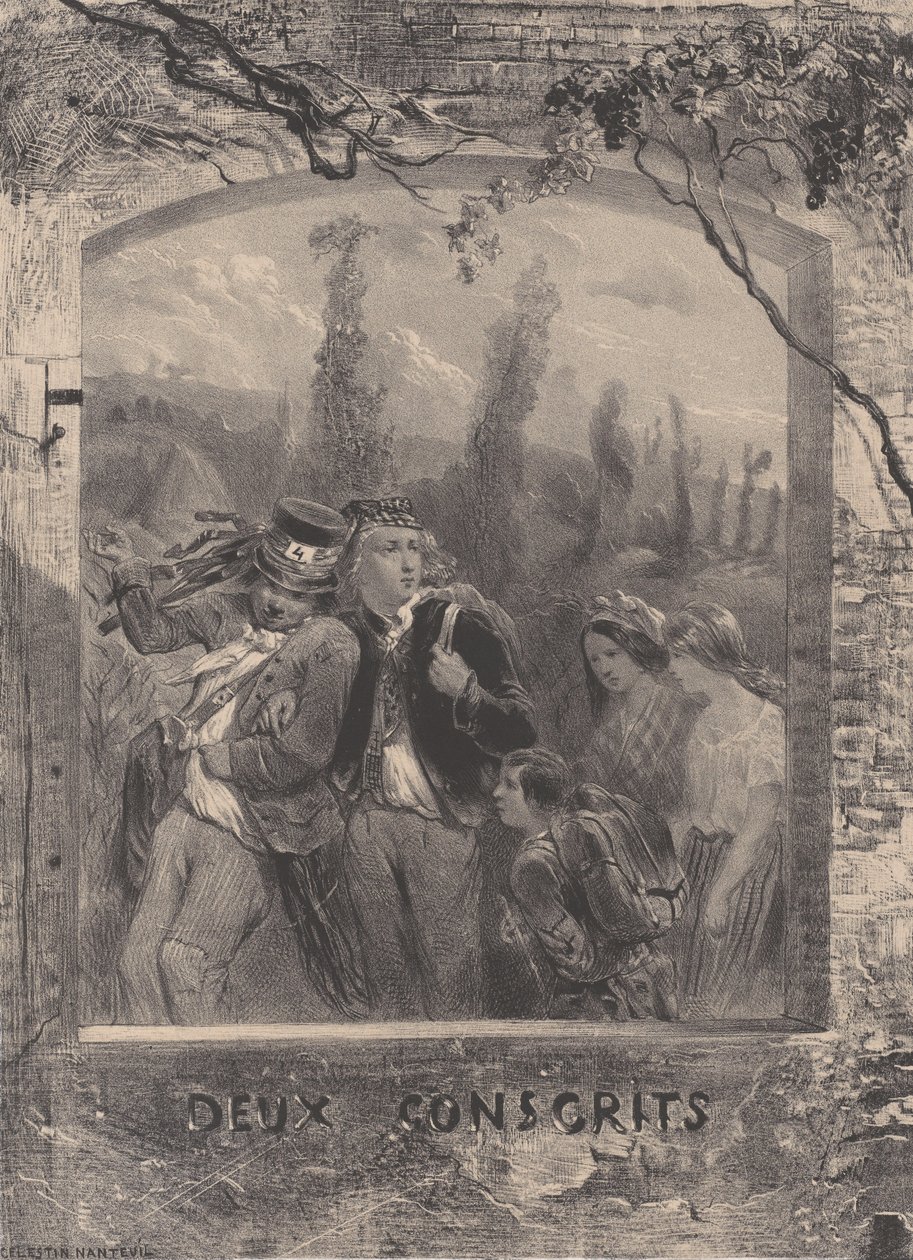 Két hadköteles, kb. 1830-70. alkotó: Célestin Nanteuil