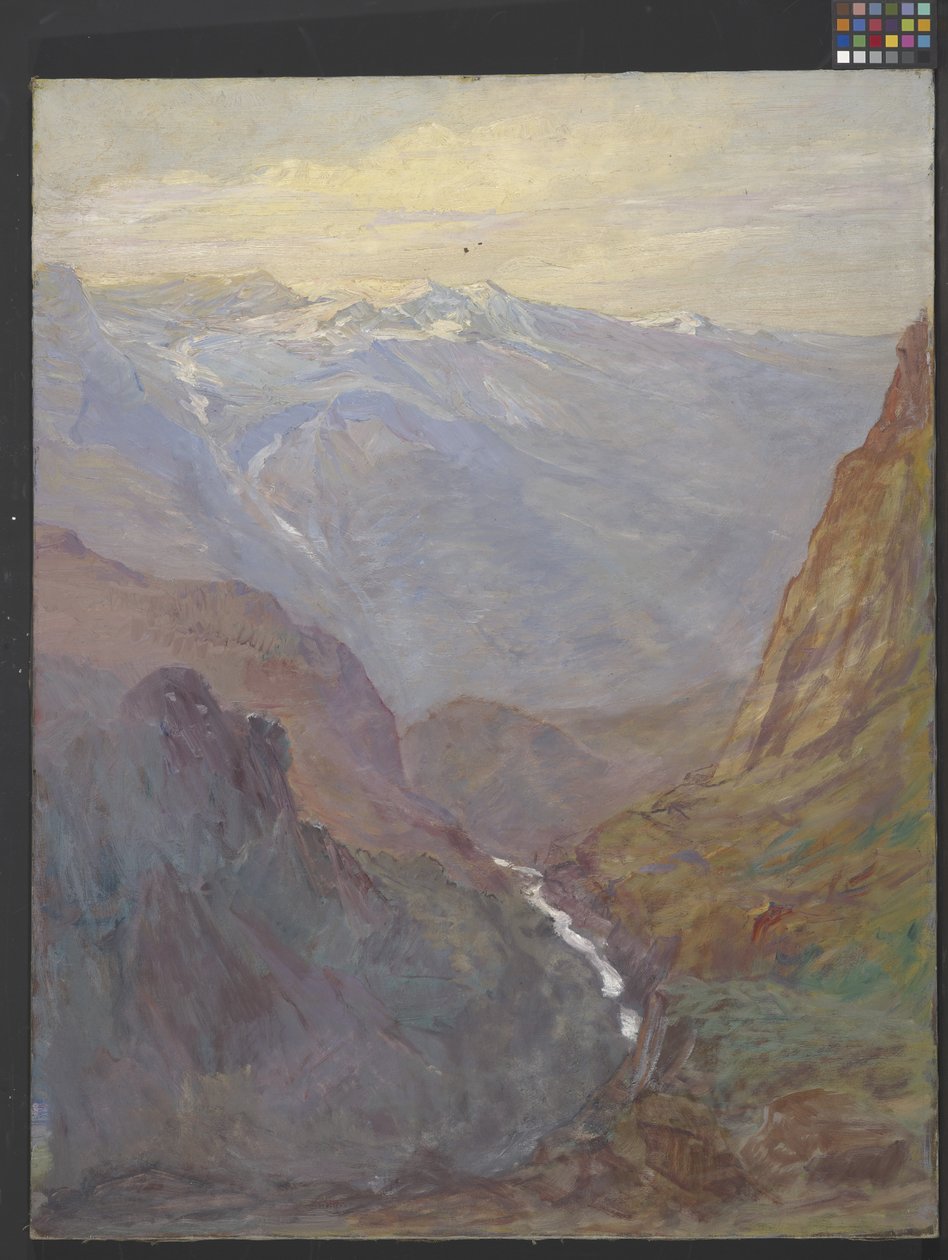 Rocky Mountain Scene (olaj, vászon) alkotó: Clifton Wheeler