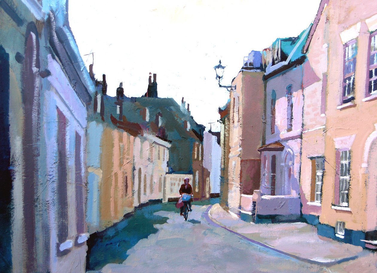 Middle St, Deal, 2007 (akril a fedélzeten) alkotó: Clive Metcalfe
