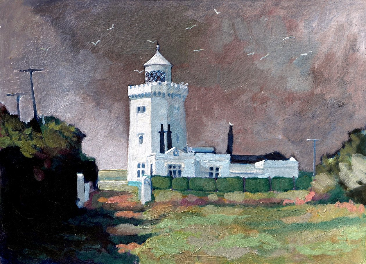 South Forelands, 2007 (akril a fedélzeten) alkotó: Clive Metcalfe