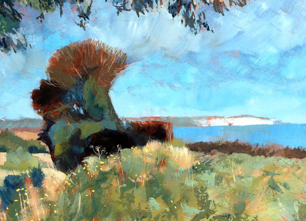 A Ramsgate felé, 2007 (akril a fedélzeten) alkotó: Clive Metcalfe