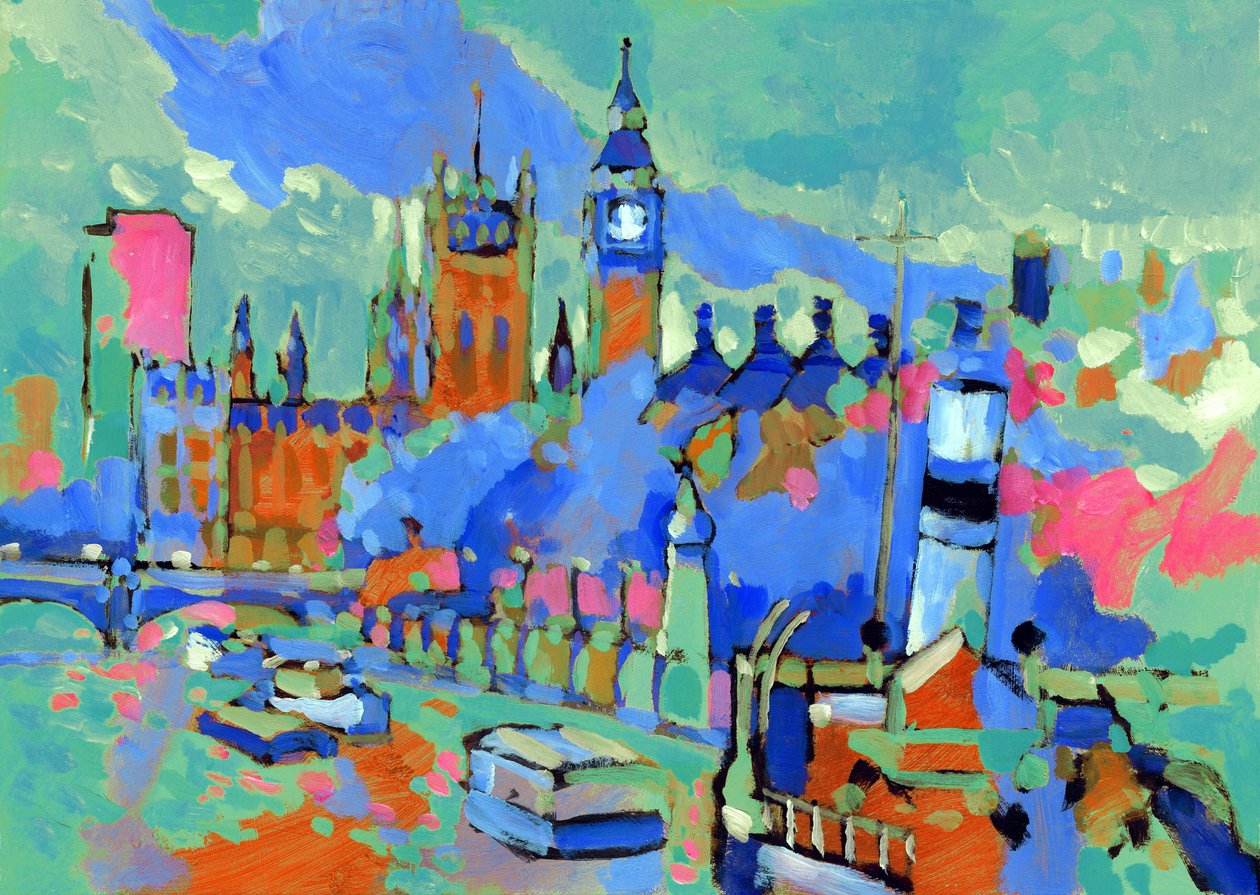 Westminster, 2007 (akril a fedélzeten) alkotó: Clive Metcalfe