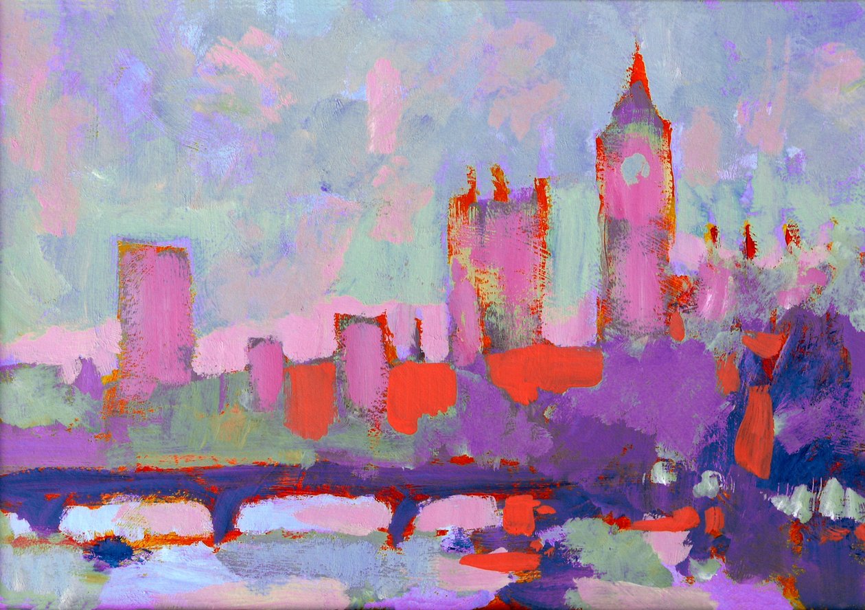Westminster Fauve, 2007 (akril a fedélzeten) alkotó: Clive Metcalfe