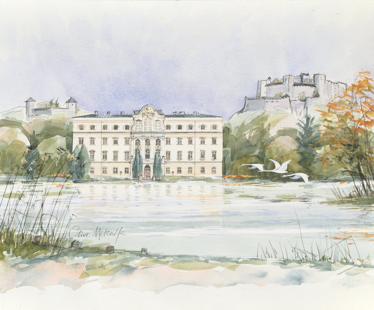 Salzburg Sound of Music (wc papíron) alkotó: Clive Metcalfe