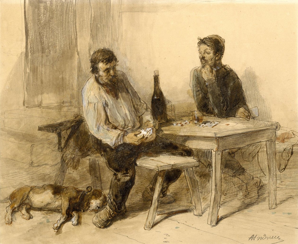 Kártyajáték alkotó: Clément Auguste Andrieux