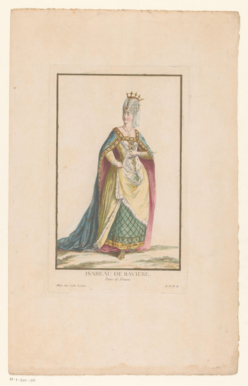 Portret van Isabella van Beieren, koningin van Frankrijk Isabeau de Baviere Reine de France (title on object)   1370586   hu       hungarian Successfully Translated  Original: The Alps [recto] Translat: The Alps [recto] 1227681 hu hungarian Successfully Tr alkotó: Clément Pierre Marillier