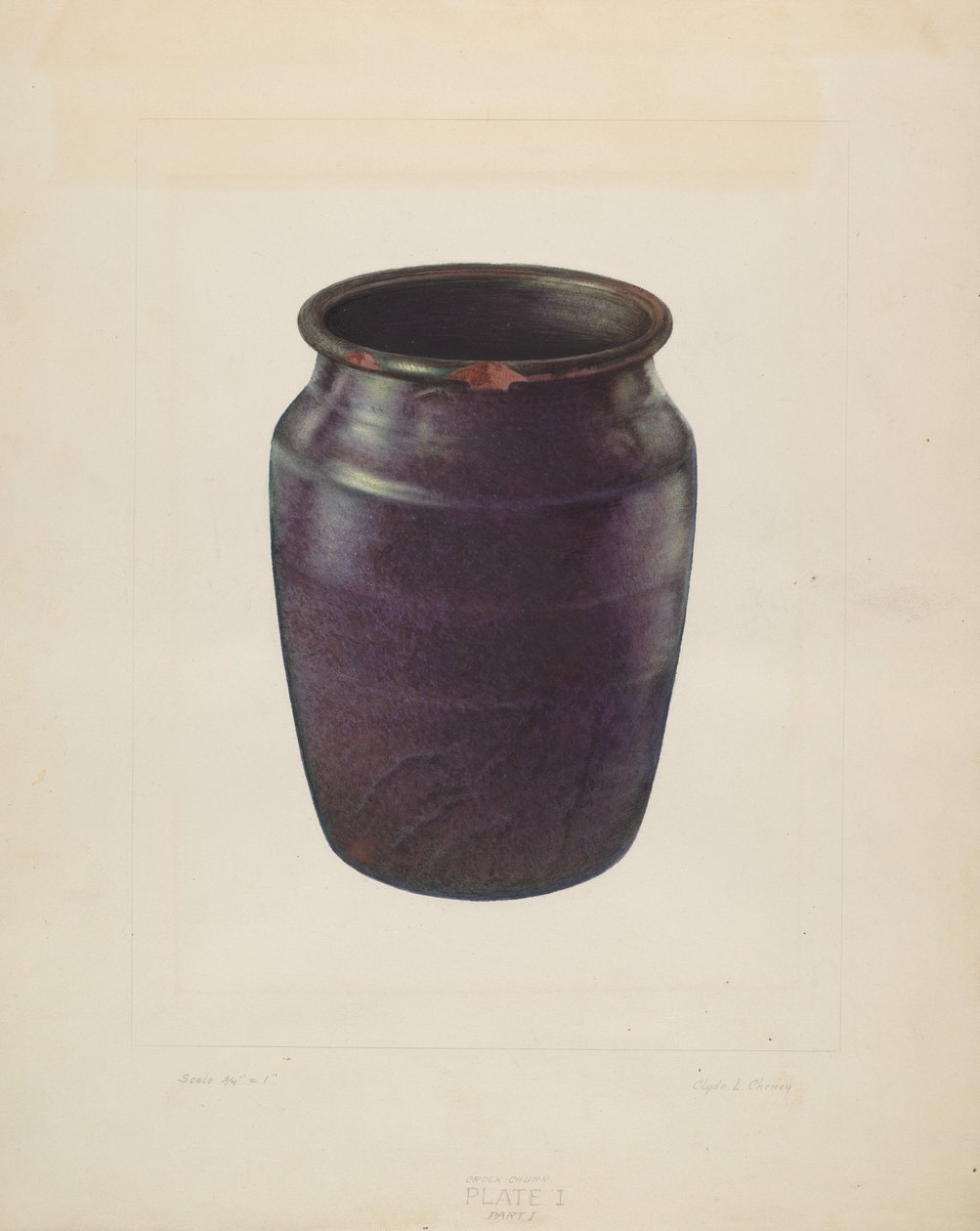 Earthen Churn alkotó: Clyde L. Cheney