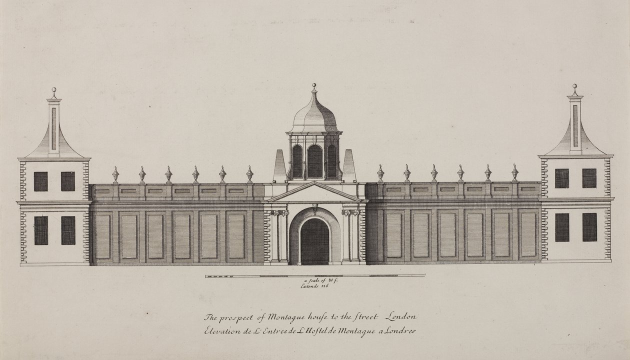 British Museum, Holborn, 1750 körül alkotó: Colen Campbell