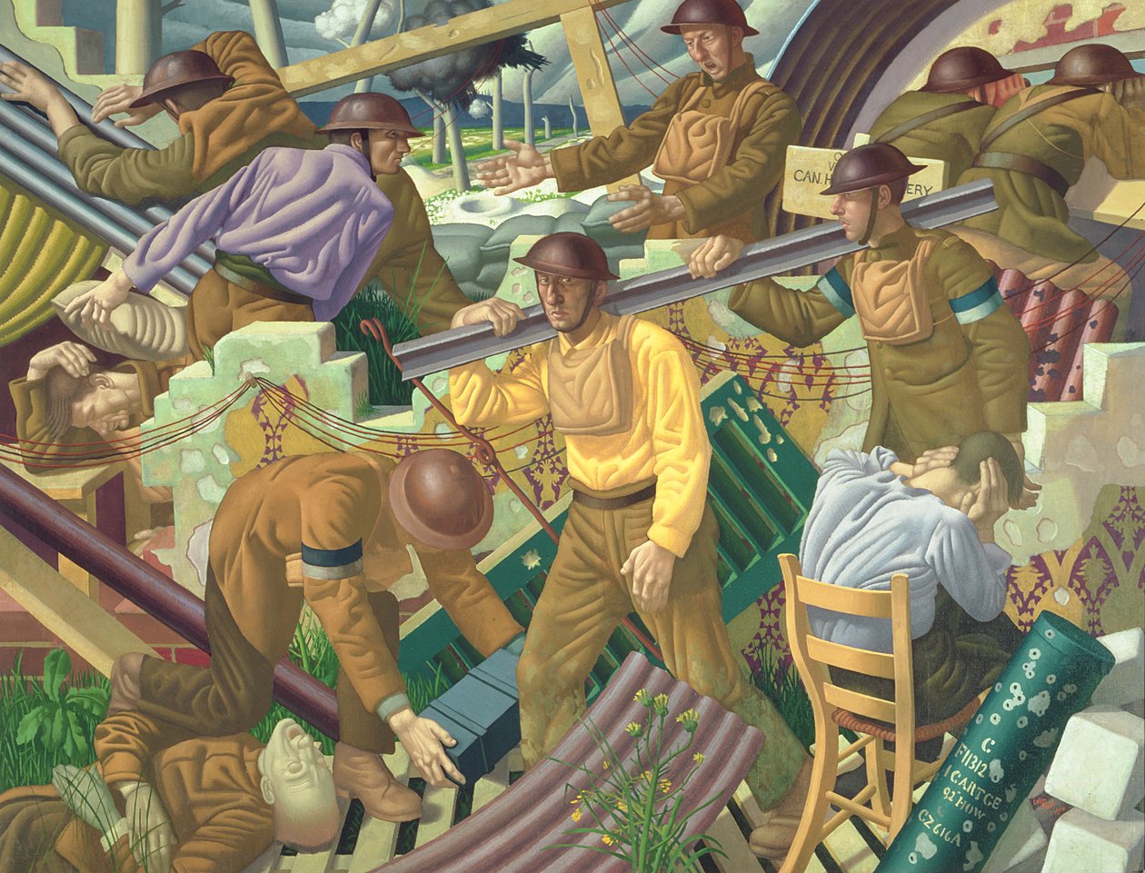 Kanadai megfigyelőállomás, 1919 alkotó: Colin Unwin Gill