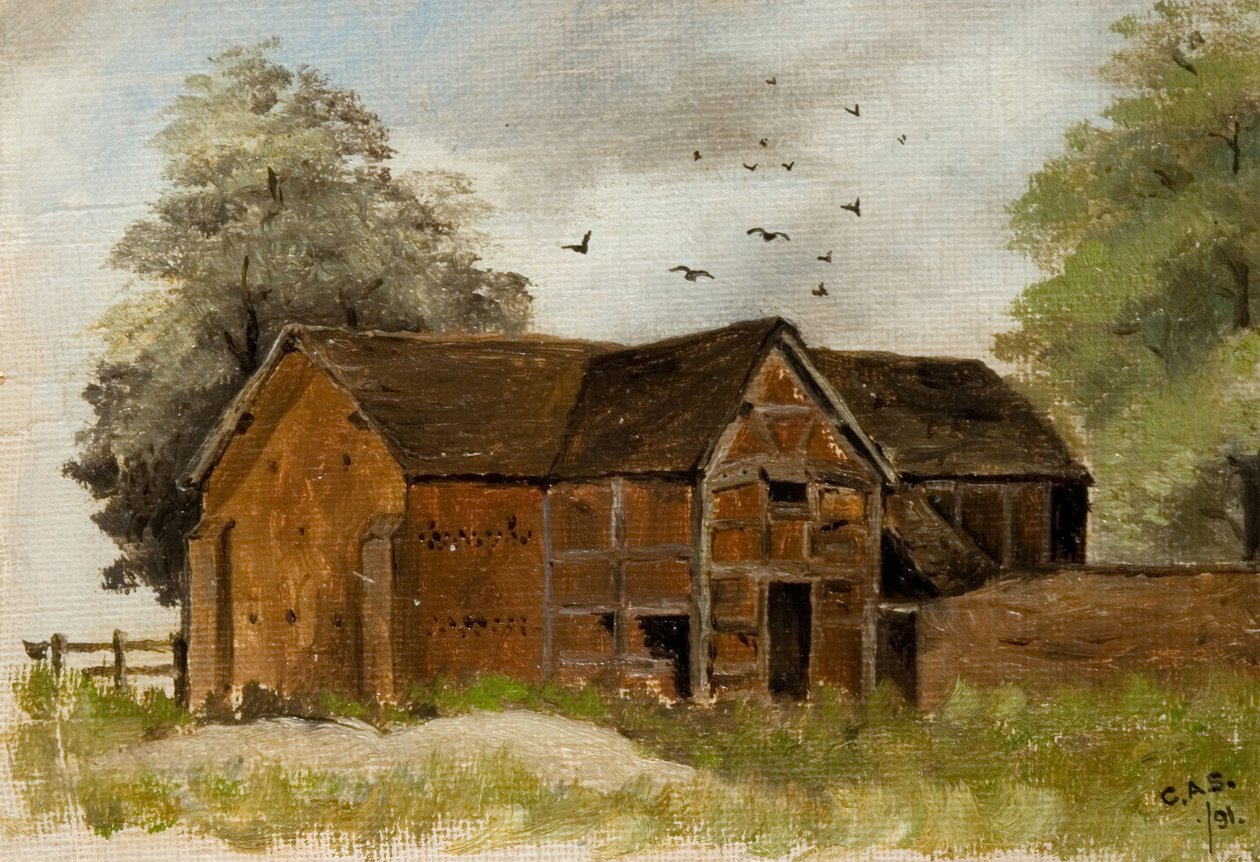 Sheepcote Barn Chapel House Farm, 1891. alkotó: Colin A Standley
