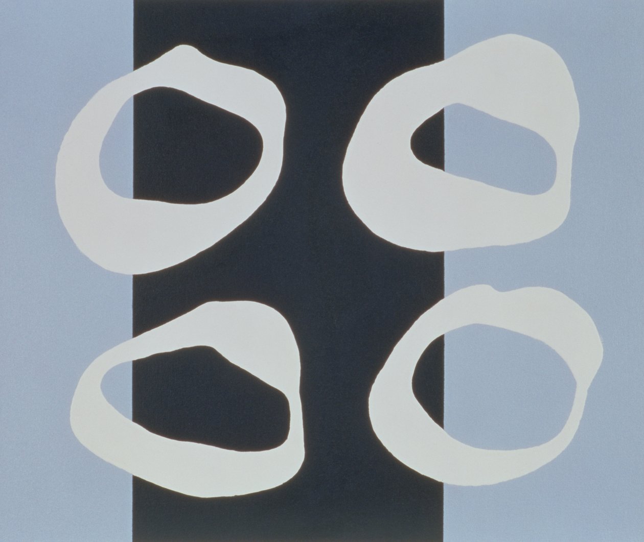 Blue Ground IV, 1998 (akril, vászon) alkotó: Colin Booth