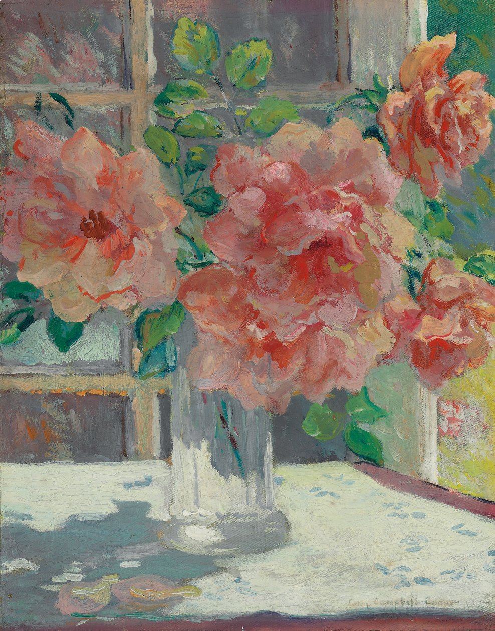 Rózsa (olaj, vászon) alkotó: Colin Campbell Cooper