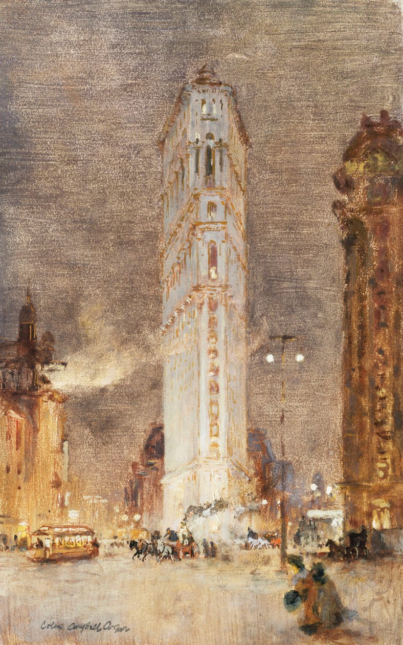 The Flat Iron Building, New York alkotó: Colin Campbell Cooper
