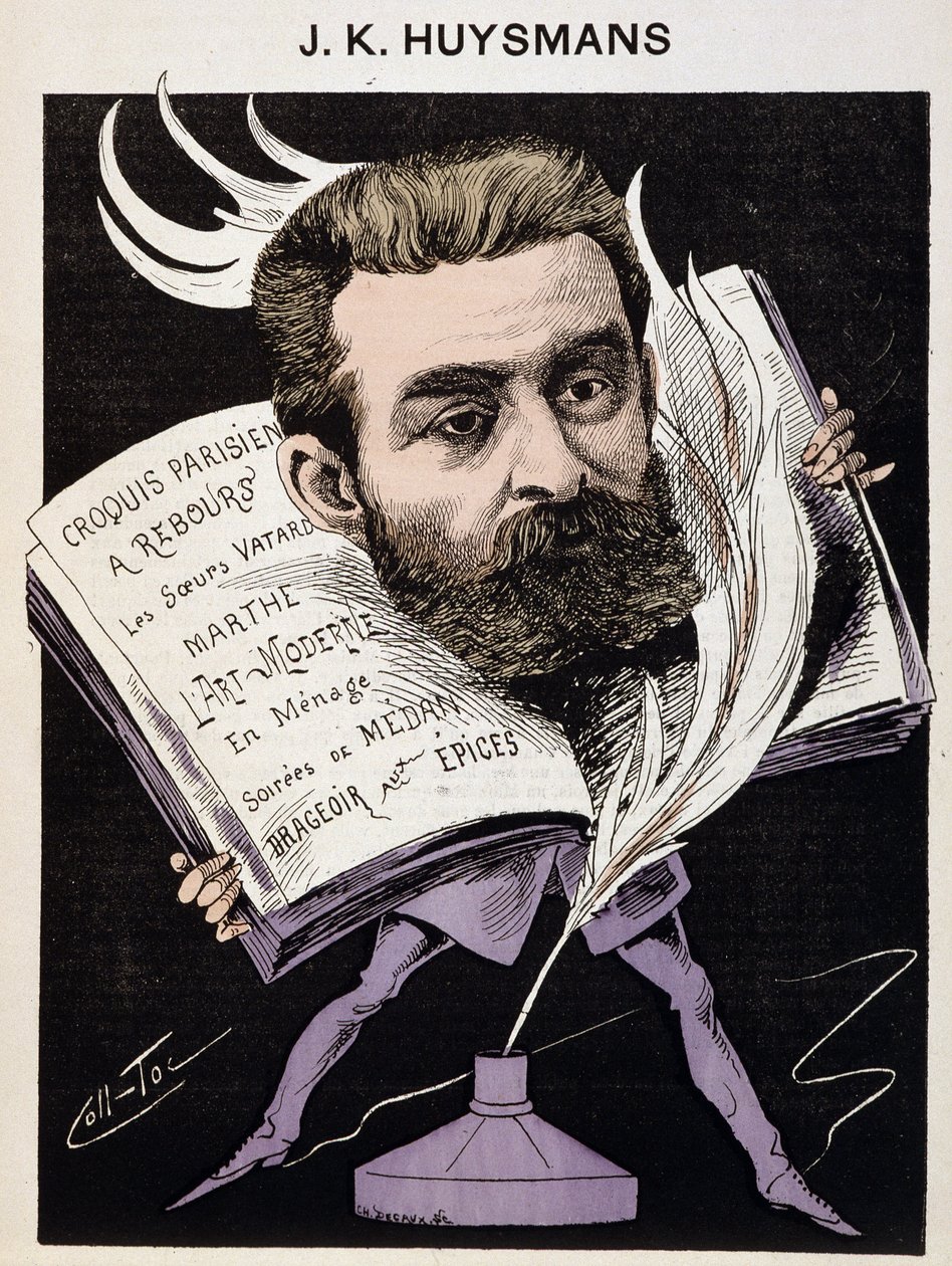 Joris Karl (Joris-Karl) Huysmans (1848-1907) rajzfilmje – a „Ma emberei” című filmben. alkotó: Coll Toc