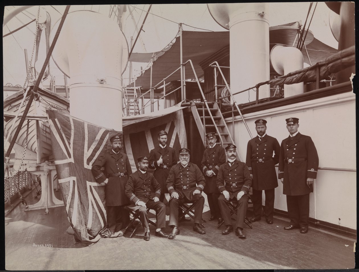 Cunard Line, S.S. "Umbria", 1897 körül (f/w fotó) alkotó: Company Byron