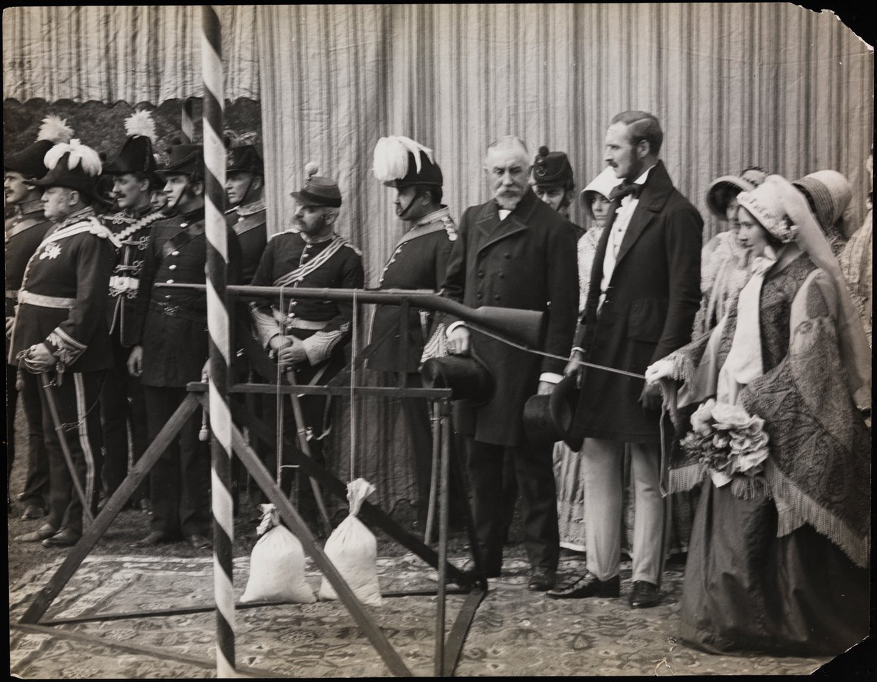 Fénykép a "Sixty Years a Queen" című filmből, 1914 körül (f/w fotó) alkotó: Company Byron
