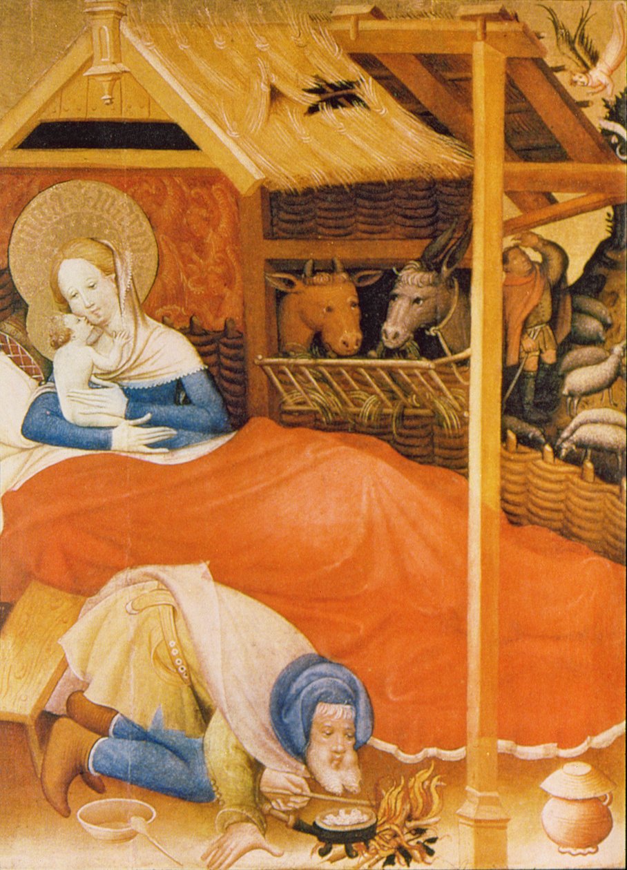 Krisztus születése, 1404 alkotó: Conrad von Soest