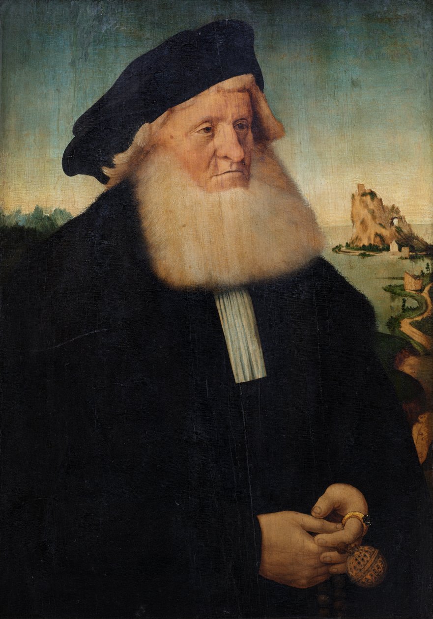 Egy szakállas úriember portréja alkotó: Conrad (attr. to) Faber von Creuznach