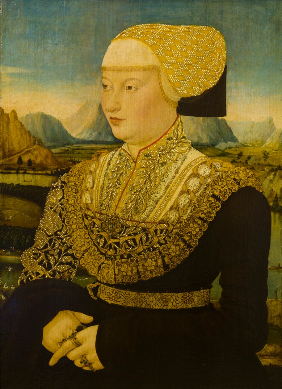 Egy ismeretlen hölgy portréja, 1500-53 körül (olaj, tábla) alkotó: Conrad (attr. to) Faber von Creuznach