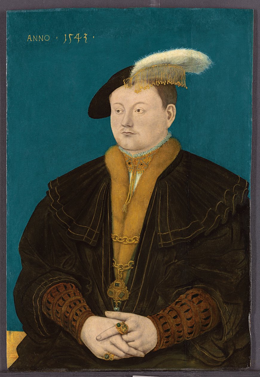 Friedrich Magnus I von Solms-Laubach portréja, 1543 alkotó: Conrad Faber