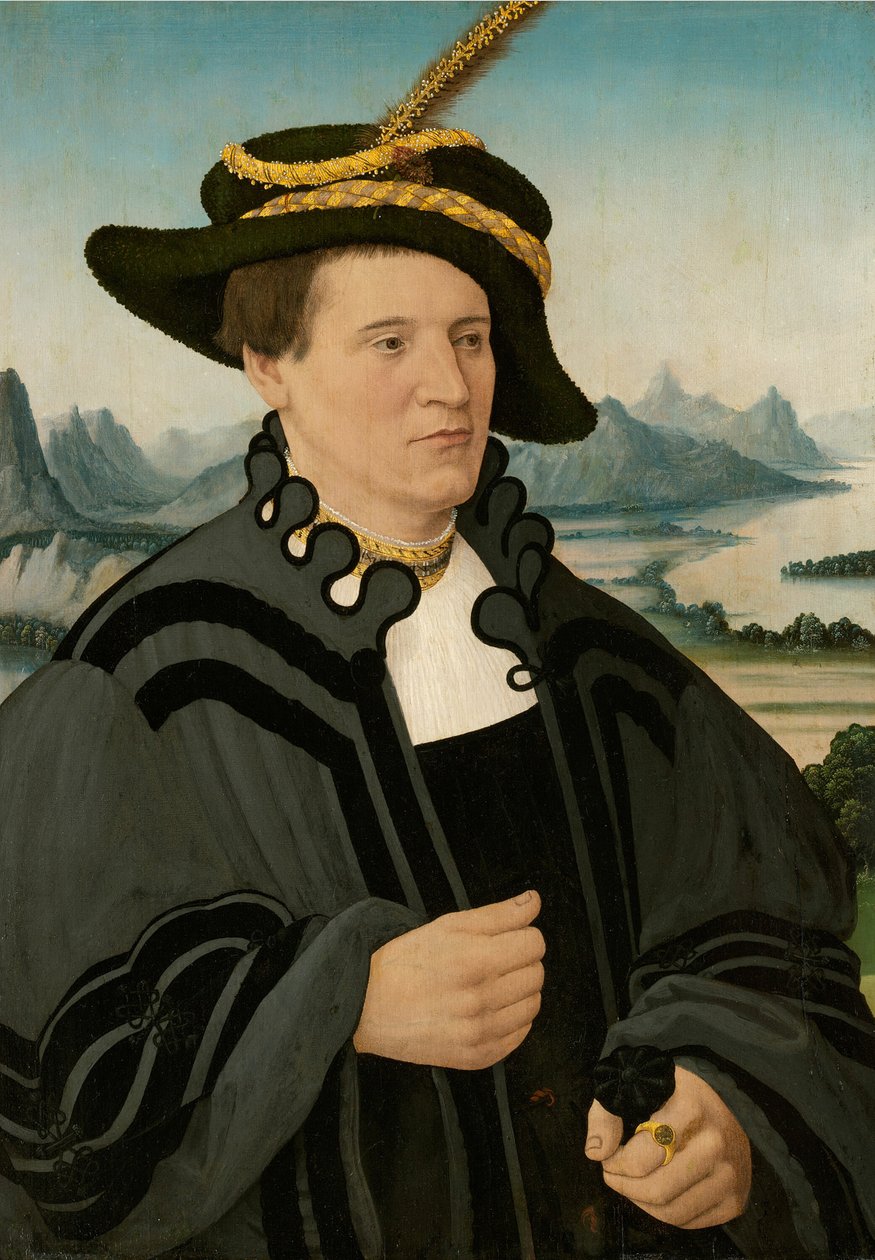 Fridrich Rorbach portréja, 1532. alkotó: Conrad Faber von Creuznach