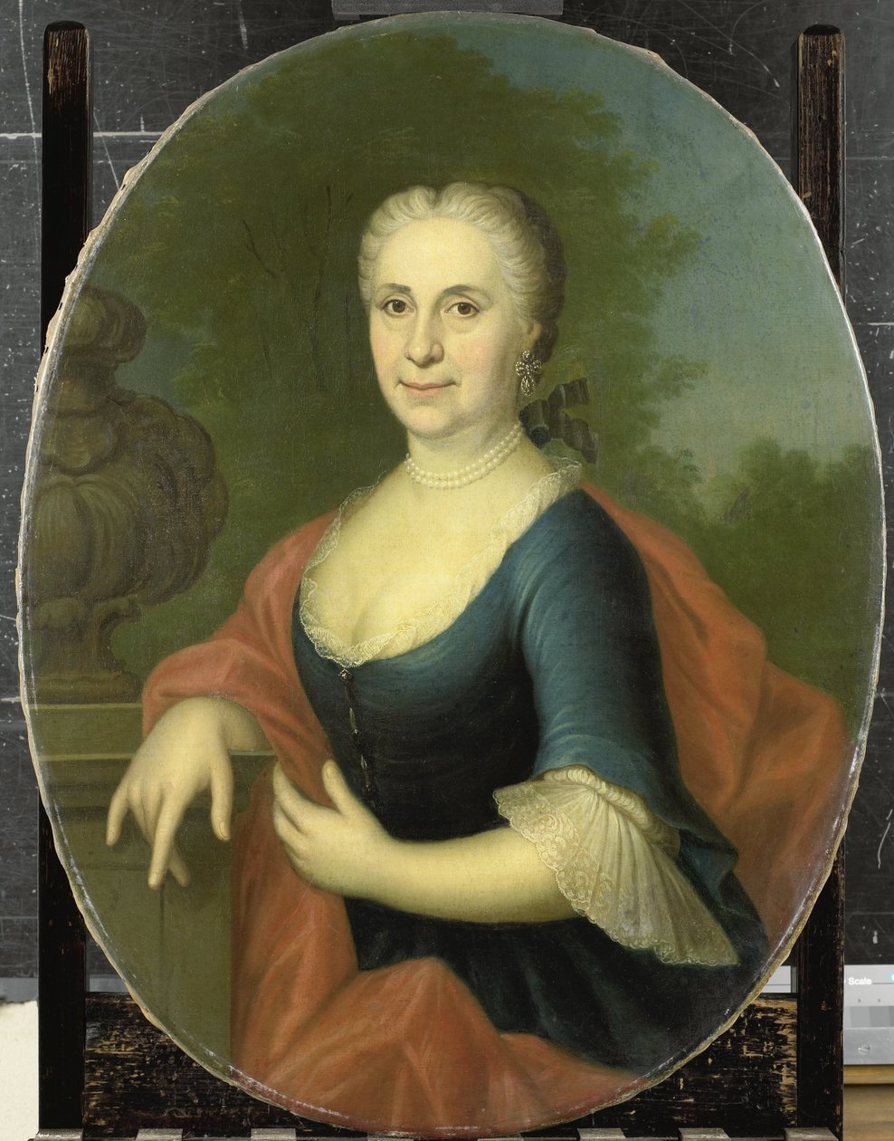 Cornelia van Schuylenburgh (1703-84), Diederik van Bleyswijk felesége alkotó: Conrad Kuster