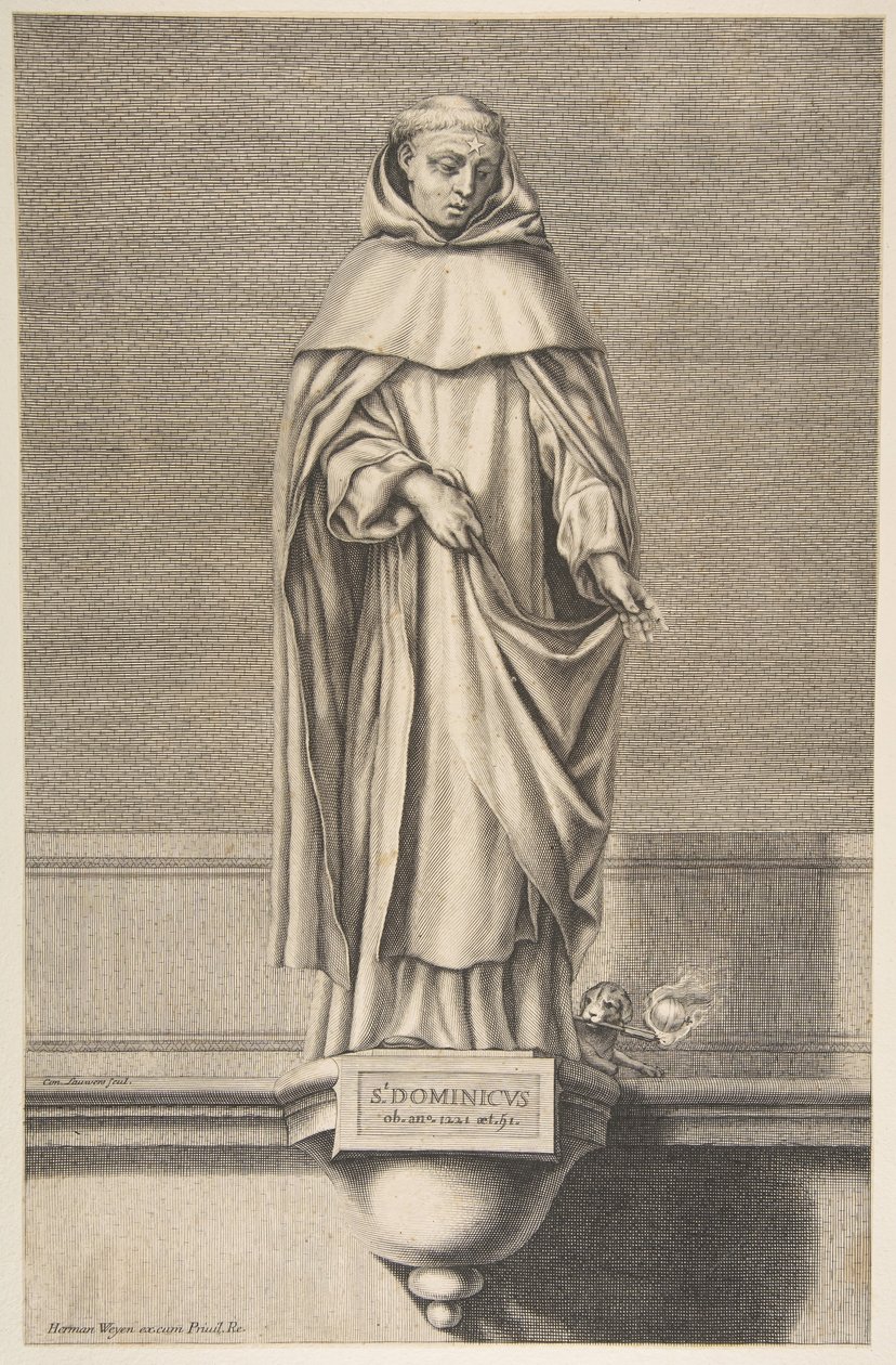Szent Domonkos. alkotó: Conrad Lauwers