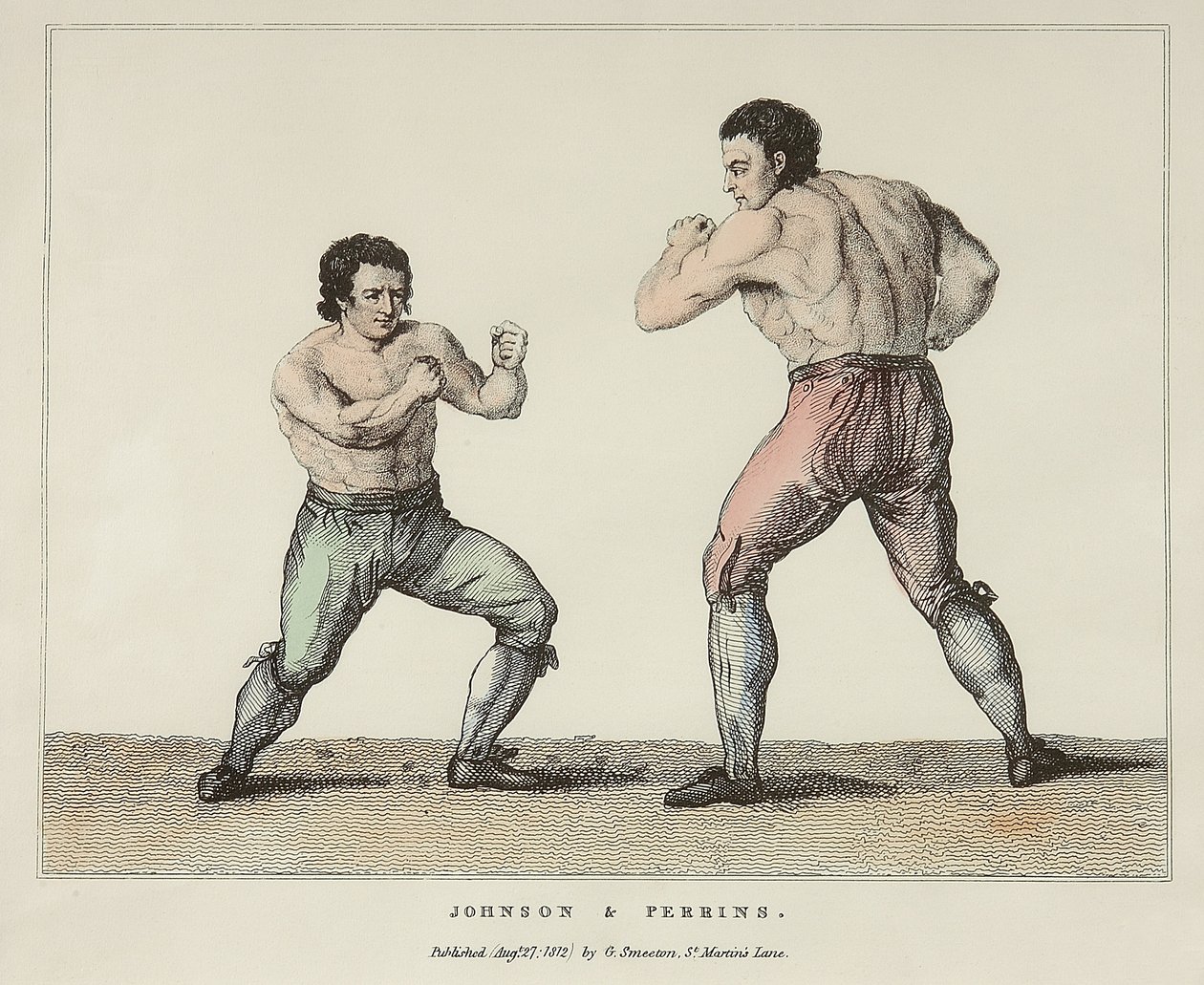 Johnson & Perrin (színes metszet) alkotó: Conrad Martin (after) Metz