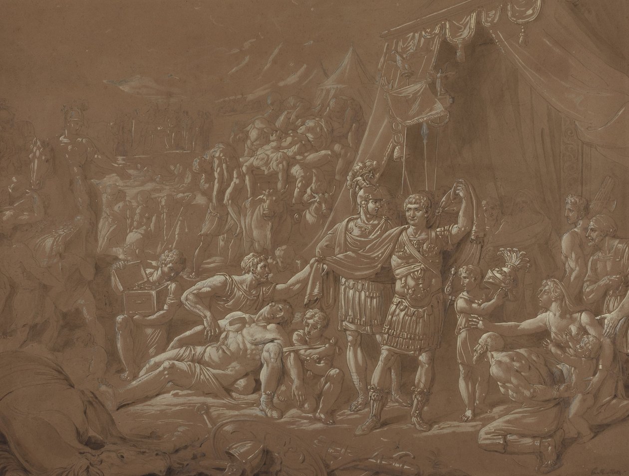 Jelenet Traianus életéből alkotó: Conrad Metz