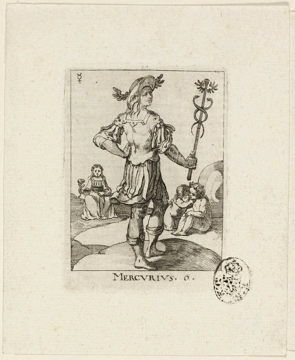 Mercurius, hatodik lemez a Der VII Planetenből alkotó: Conrad Meyer