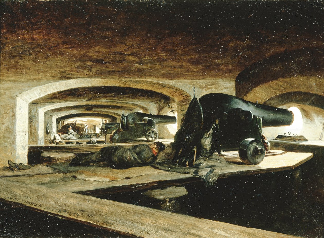 Fort Sumter, december 8. alkotó: Conrad Wise Chapman