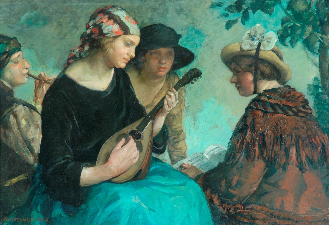 Mandolinos lány alkotó: Constance Rea