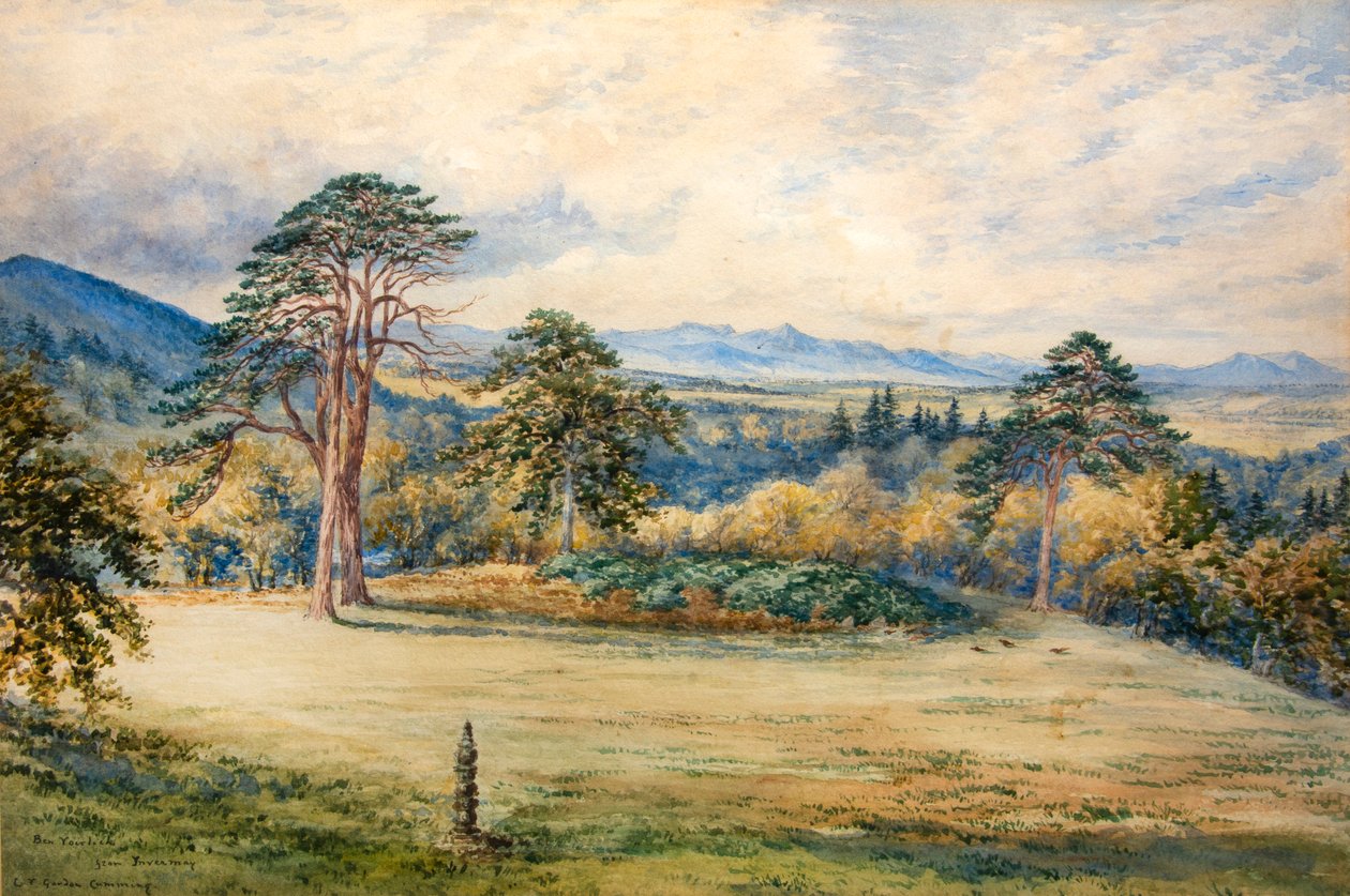 Ben Vorlich Inverarayból (akvarell) alkotó: Constance Frederica Gordon Cumming