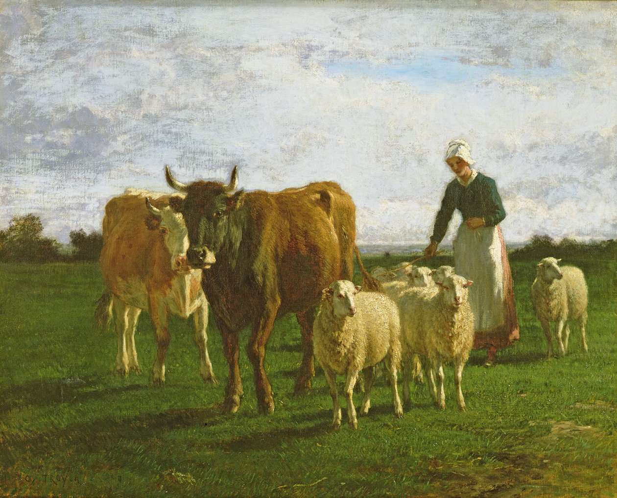 Este, Marhahajtó, 1859 alkotó: Constant Emile Troyon